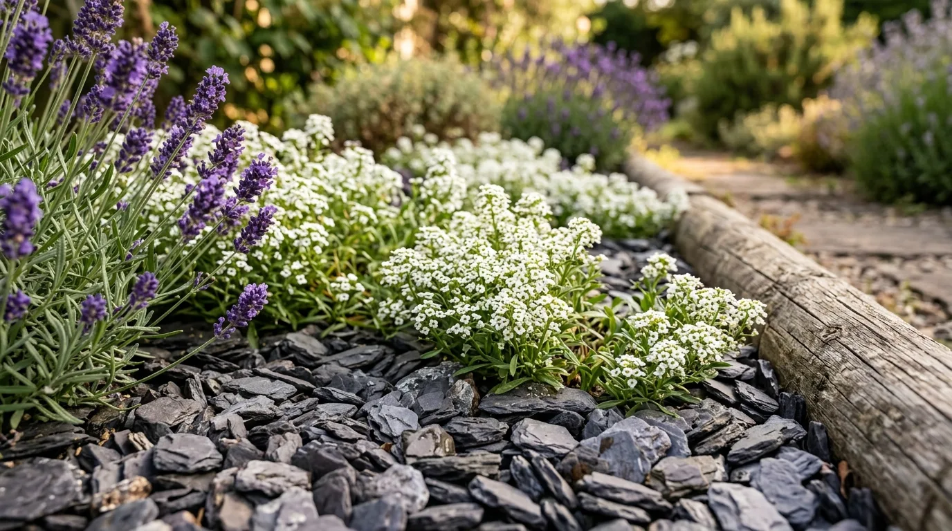 Rock Bed With Minimal Planting